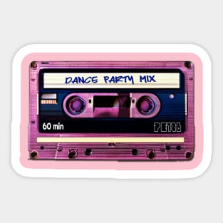 Dance Party Mix Tape Sticker